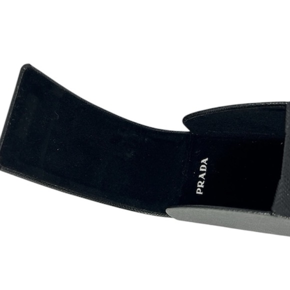 Prada Authentic Magnetic Black Vertical Case for Sunglasses or Eyeglasses - Picture 3 of 6